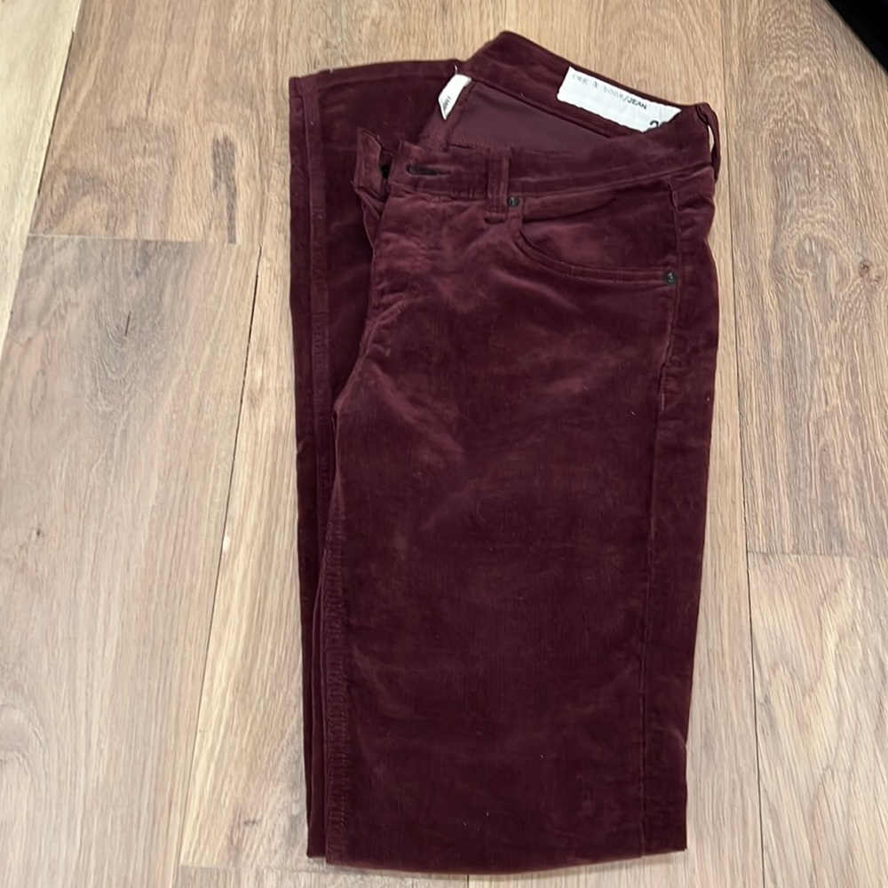 Rag & Bone corduroy skinny bc jeans